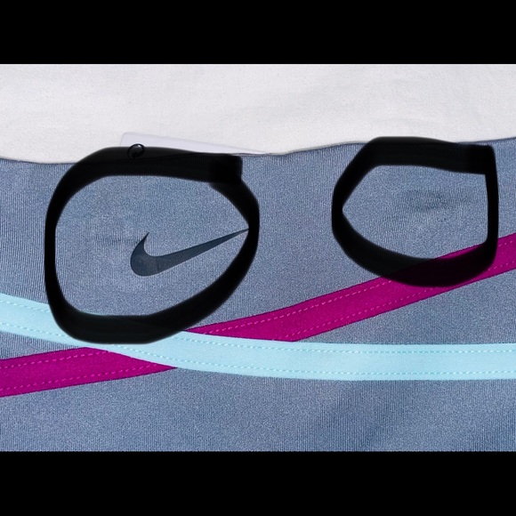 NWT- Nike Women's Dri- Fit One Mid-Rise 7/8 Tights Size Large Gray - Picture 4 of 4